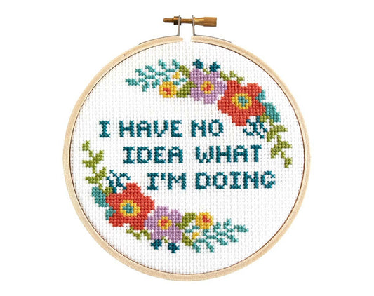 The Stranded Stitch - No Idea Cross Stitch Kit