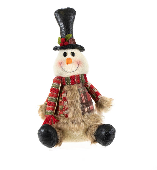 Sitting Snowman