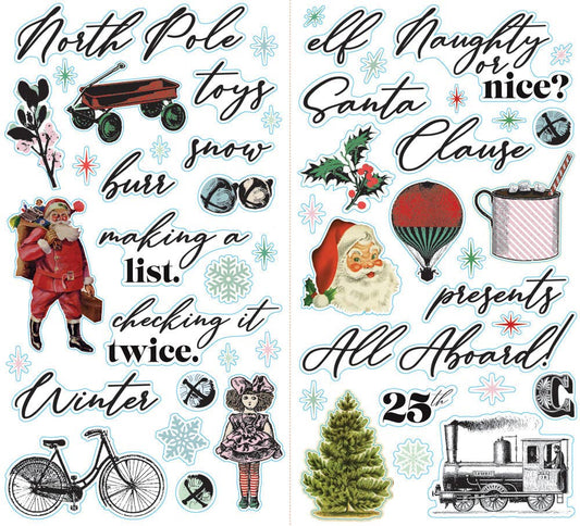 Fancy Pants Designs - North Pole Express Foam Stickers