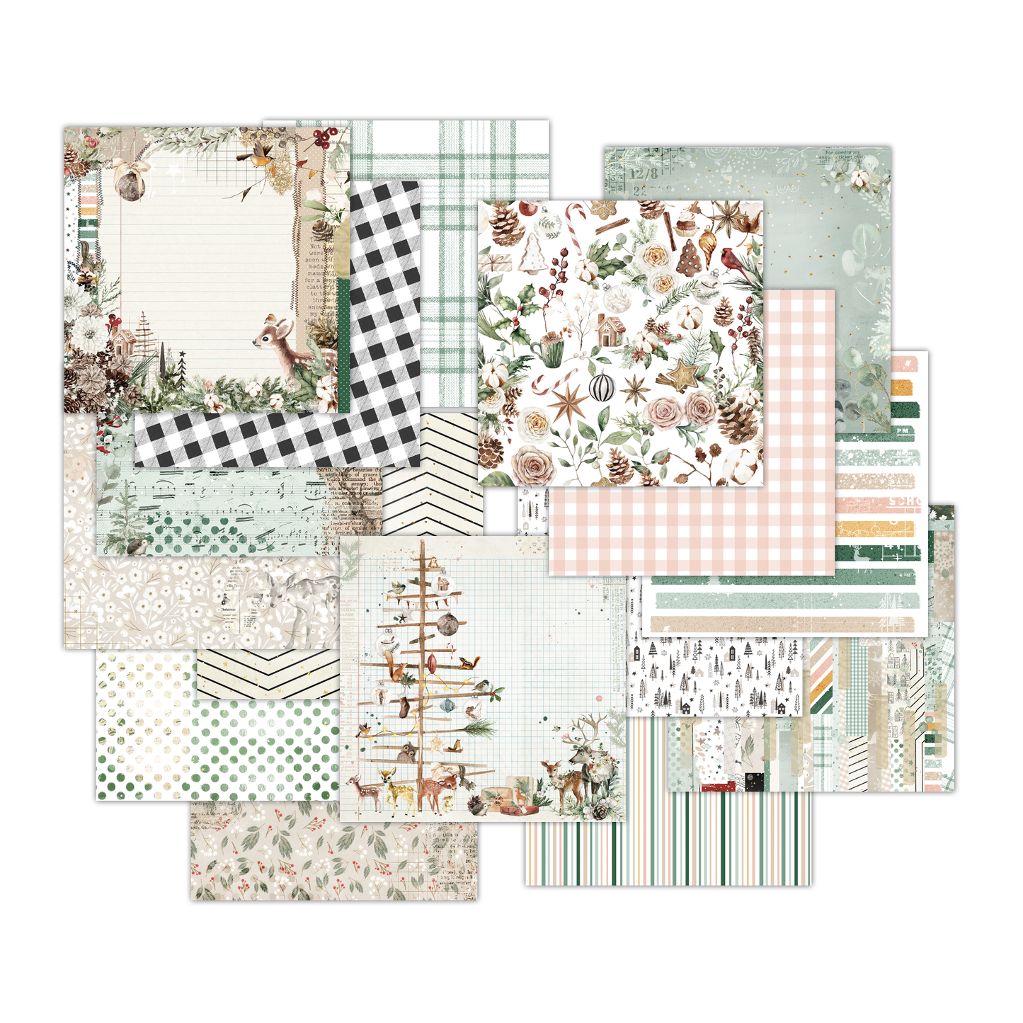 Pretty Little Studio - Comfort & Joy 8x8 Paper Pack