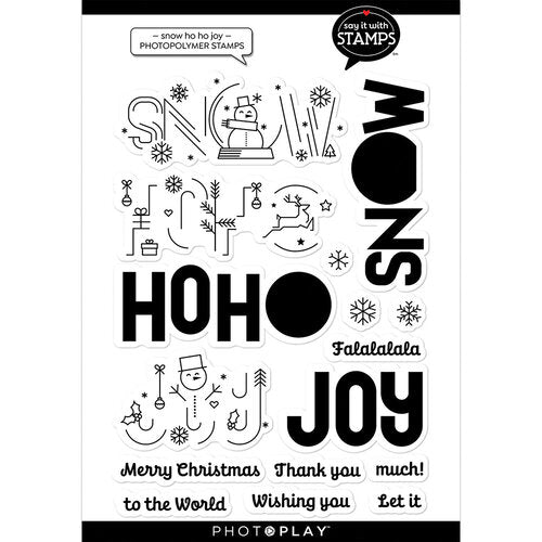 Photoplay | Snow Ho Ho Joy 6x8 Stamp Set