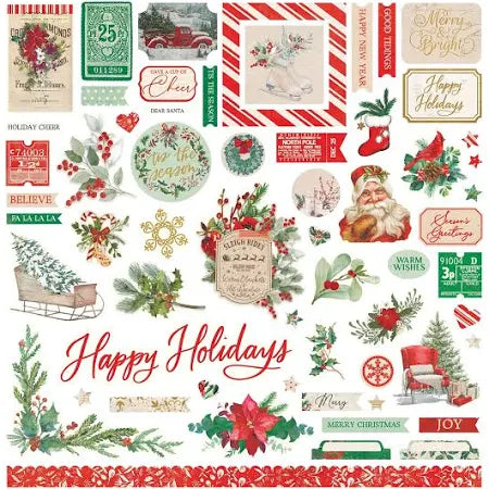 Photoplay | Holiday Charm Element Stickers 12x12